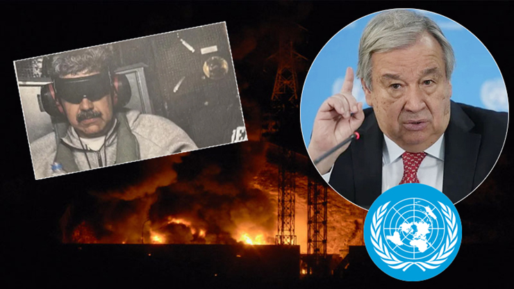 ভেনেজুয়েলায় বিপজ্জনক নজির স্থাপন করেছে যুক্তরাষ্ট্র: জাতিসংঘ মহাসচিব