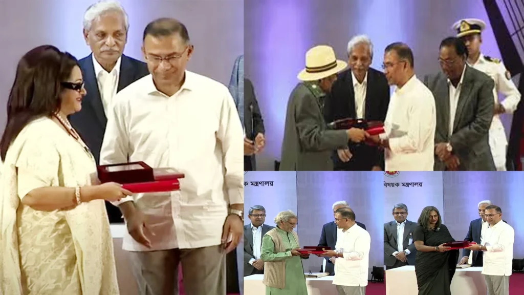 একুশে পদক তুলে দিলেন প্রধানমন্ত্রী তারেক রহমান