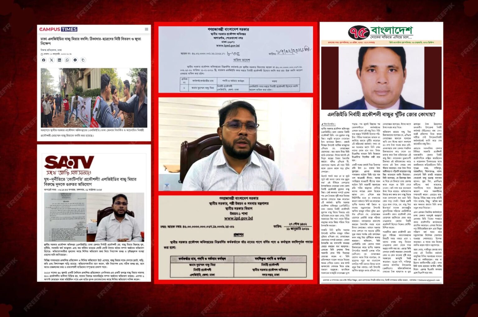 গুরুত্বপূর্ণ জেলায় অভিযুক্ত কর্মকর্তার প্রত্যাবর্তন নিয়ে আলোড়ন