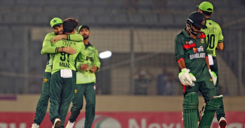 ব্যাটিং ধসে ১১৪ রানেই থামল বাংলাদেশ, সমতায় ফিরল পাকিস্তান