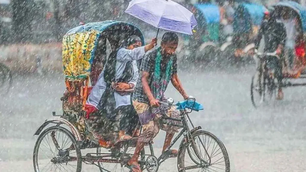 আগামী পাঁচ দিন দেশজুড়ে ভারী বৃষ্টির পূর্বাভাস