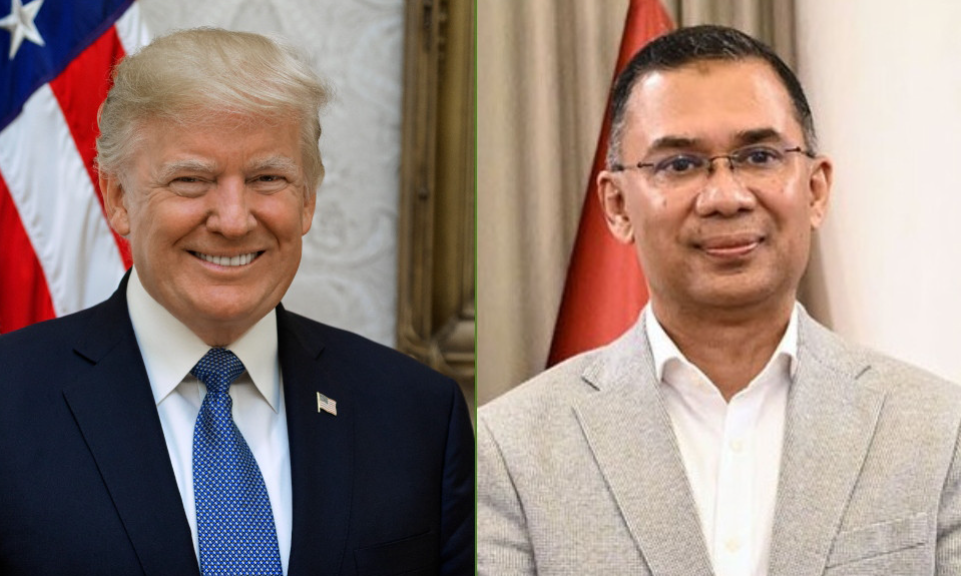 ডোনাল্ড ট্রাম্পকে অভিনন্দন জানালেন তারেক রহমান